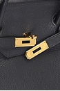 view 5 of 10 Hermes Taurillon Clemence Birkin 40 Le Tournay Handbag in Noir