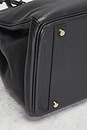view 8 of 10 Hermes Taurillon Clemence Birkin 40 Le Tournay Handbag in Noir