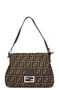view 1 of 8 Fendi Zucca Mama Forever Baguette Shoulder Bag in Tobacco Brown