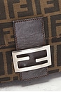 view 5 of 8 Fendi Zucca Mama Forever Baguette Shoulder Bag in Tobacco Brown