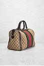 view 4 of 10 Gucci Vintage Web Boston Bag in Beige