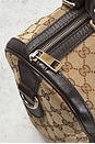 view 7 of 10 Gucci Vintage Web Boston Bag in Beige