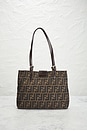 view 3 of 9 Fendi Zucca Tote Bag in Brown