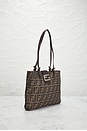 view 4 of 9 Fendi Zucca Tote Bag in Brown