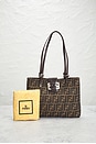 view 9 of 9 Fendi Zucca Tote Bag in Brown