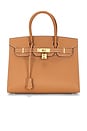 view 1 of 8 Hermes Epsom Birkin 30 Sellier Handbag in Gold