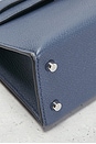 view 7 of 8 Hermes Epsom Kelly 20 Sellier Handbag in Bleu Agate