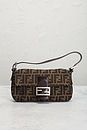 view 2 of 8 Fendi Zucca Baguette Shoulder Bag in Brown