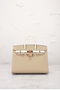 view 2 of 7 Hermes Epsom Birkin 25 Sellier Handbag in Trench & Nata