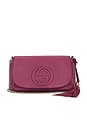 view 1 of 9 Gucci Soho Flap Crossbody Bag in Pink
