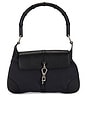 view 1 of 8 Gucci Bamboo Jackie Shoulder Bag in Black