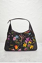 view 2 of 7 Gucci Flora Jackie O Bouvier Hobo Bag in Black