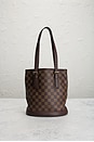view 2 of 8 Louis Vuitton Damier Ebene Marais Bucket Bag in Brown