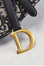 view 6 of 7 Dior Trotter Oblique Mini Saddle Bag in Blue