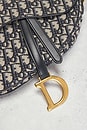 view 5 of 9 Dior Oblique Trotter Saddle Bag in Blue