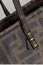 view 9 of 9 Fendi Zucca Roll Tote Bag in Brown