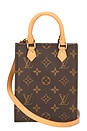 view 1 of 9 Louis Vuitton Monogram Petit Sac Plat Tote Bag in Brown
