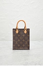 view 3 of 9 Louis Vuitton Monogram Petit Sac Plat Tote Bag in Brown