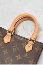 view 5 of 9 Louis Vuitton Monogram Petit Sac Plat Tote Bag in Brown