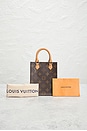 view 9 of 9 Louis Vuitton Monogram Petit Sac Plat Tote Bag in Brown