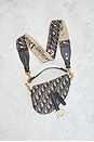 view 2 of 8 Dior Trotter Oblique Saddle Bag in Beige