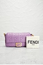 view 7 of 7 Fendi FF 1974 Embossed Re-Edition Baguette Shoulder Bag in Agapanto