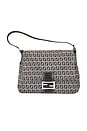 view 1 of 7 Fendi Zucchino Mama Baguette Shoulder Bag in Blue