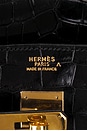 view 6 of 8 Shiny Crocodile Hermes Birkin 35 Handbag in Noir