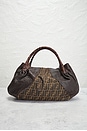 view 3 of 8 Fendi Zucca Spy Handbag in Brown