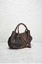 view 4 of 8 Fendi Zucca Spy Handbag in Brown