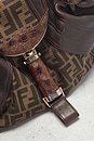 view 5 of 8 Fendi Zucca Spy Handbag in Brown