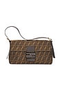 view 1 of 8 Fendi Zucca Mama Baguette Shoulder Bag in Brown