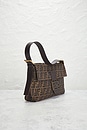 view 4 of 8 Fendi Zucca Mama Baguette Shoulder Bag in Brown