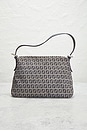 view 3 of 7 Fendi Zucchino Mama Baguette Shoulder Bag in Blue