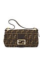 view 1 of 7 Fendi Zucca Baguette Shoulder Bag in Brown