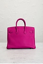view 3 of 9 Hermes Togo Birkin 25 Handbag in Rose Pourpre