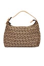 view 1 of 7 Fendi Zucchino Pouch Handbag in Beige