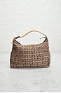view 2 of 7 Fendi Zucchino Pouch Handbag in Beige