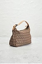 view 4 of 7 Fendi Zucchino Pouch Handbag in Beige