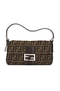 view 1 of 8 Fendi Zucca Baguette Shoulder Bag in Brown