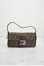 view 2 of 8 Fendi Zucca Baguette Shoulder Bag in Brown