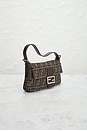 view 4 of 8 Fendi Zucca Baguette Shoulder Bag in Brown