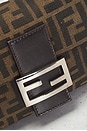 view 5 of 8 Fendi Zucca Baguette Shoulder Bag in Brown