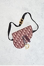 view 2 of 7 Dior Oblique Saddle Belt Bag in Red