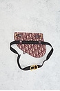 view 3 of 7 Dior Oblique Saddle Belt Bag in Red