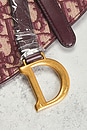 view 5 of 7 Dior Oblique Saddle Belt Bag in Red