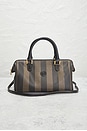 view 2 of 9 Fendi Pequin Boston Bag in Multi in Black
