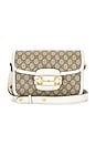 view 1 of 10 Gucci Horsebit 1955 Shoulder Bag in Beige