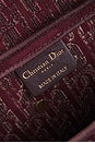 view 6 of 9 Dior Oblique Embroidered Velvet Saddle Bag in Red