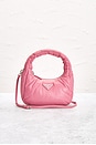 view 2 of 9 Prada Nappa Mini Hobo Bag in Pink